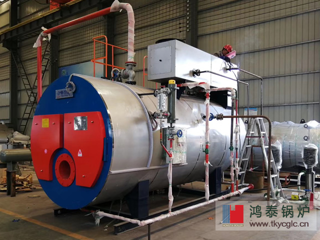 Gas low nitrogen steam boiler features